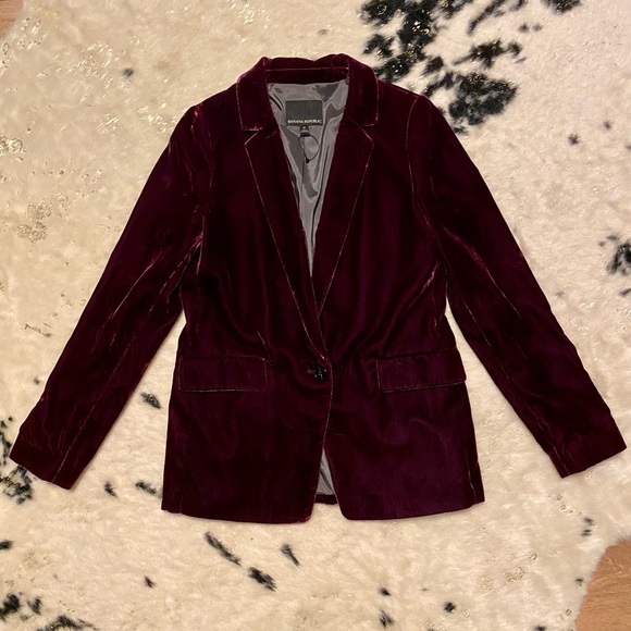 Banana Republic Jackets & Blazers - Banana Republic Velvet Blazer in Purple ☔️